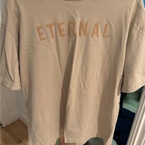 Only tried on ! Fear of god.  Eternal t shirt. Size m